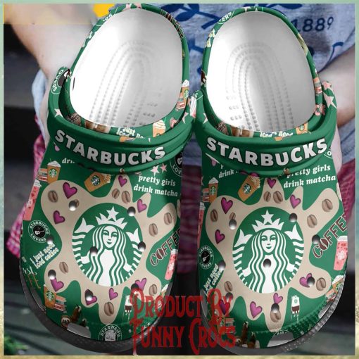 Starbucks Valentines Day Crocs