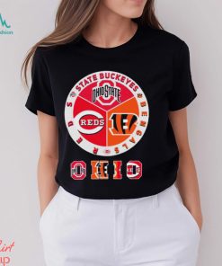 State Buckeyes, Bengals And Reds Ohio Sports Teams Logo Shirt