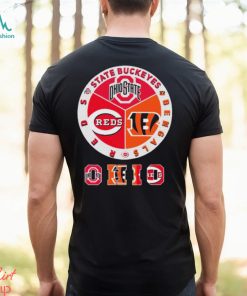 State Buckeyes, Bengals And Reds Ohio Sports Teams Logo Shirt