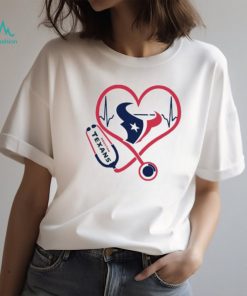 Stethoscope Heartbeat Nurse Symbol Houston Texans Shirt, hoodie, sweater, long sleeve and tank top Stethoscope Heartbeat Nurse Symbol Houston Texans Shirt