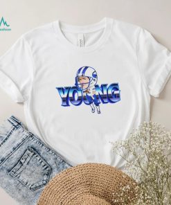 Steve Young big head 90’s sports style caricature funny shirt