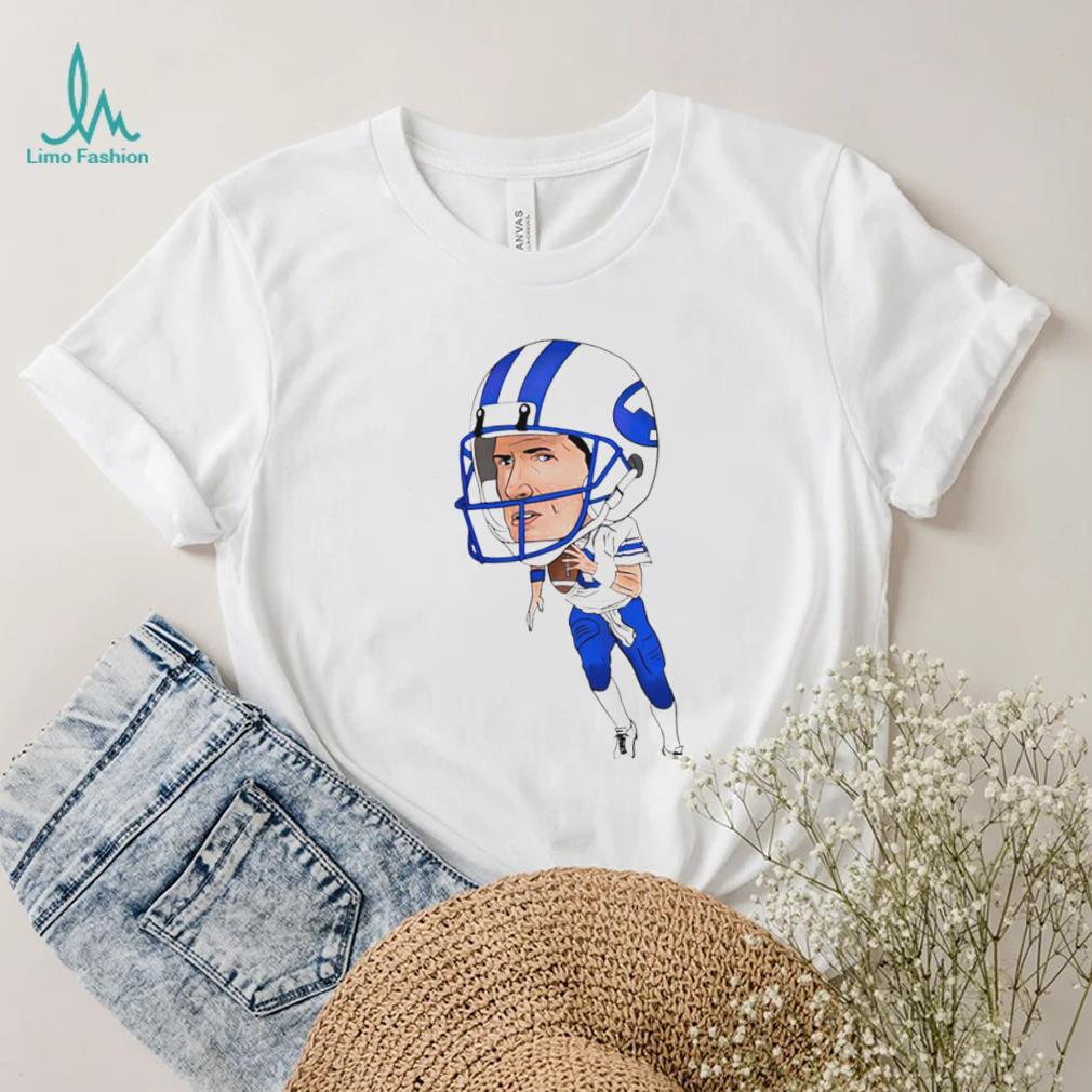 Steve Young big head caricature funny shirt Steve Young big head caricature funny shirt