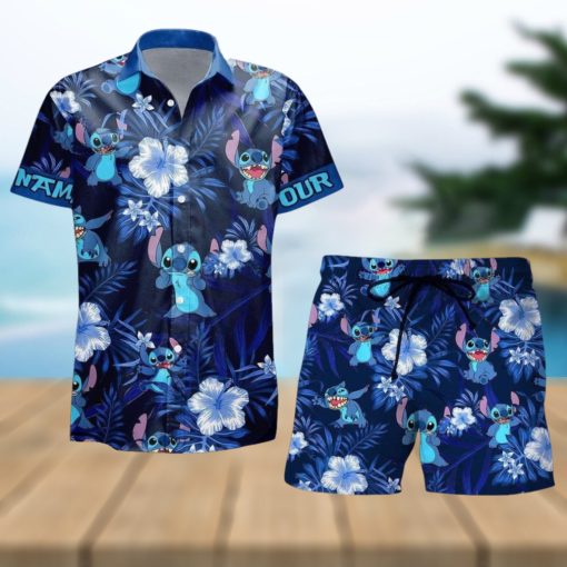 Stitch Hawaiian Shirt, Stitch Short Men, Custom Stitch Hawaiian Shirt