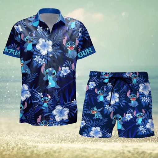 Stitch Hawaiian Shirt, Stitch Short Men, Custom Stitch Hawaiian Shirt