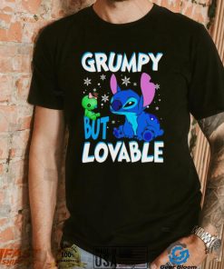 Stitch grumpy but lovable character funny shirt