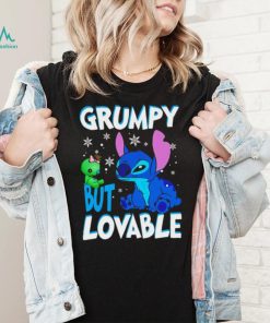 Stitch grumpy but lovable character funny shirt