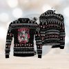 Buger King Custom Name Black Design Logo Reindeer Ugly Christmas Sweater