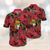 NHL Flame Ball Design Ottawa Senators Hawaiian Shirt