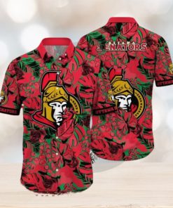 Sunlight Inspired Ottawa Senators NHL Hawaiian Aloha Shirt