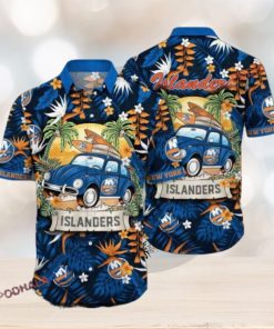 Sunscreen Time New York Islanders Summer Hawaiian Shirt