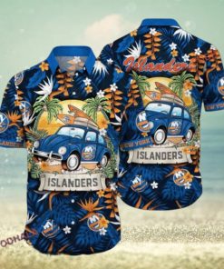 Sunscreen Time New York Islanders Summer Hawaiian Shirt