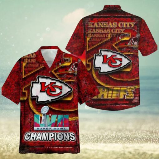 Super Bowl Kansas City Chiefs Hawaiian Shirt Lvii Super Bowl Hawaiian Shirt