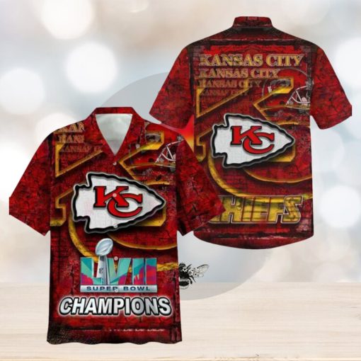 Super Bowl Kansas City Chiefs Hawaiian Shirt Lvii Super Bowl Hawaiian Shirt