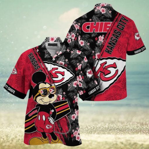 Super Bowl Kansas City Chiefs Hawaiian Shirt Mickey Hawaiian Shirt
