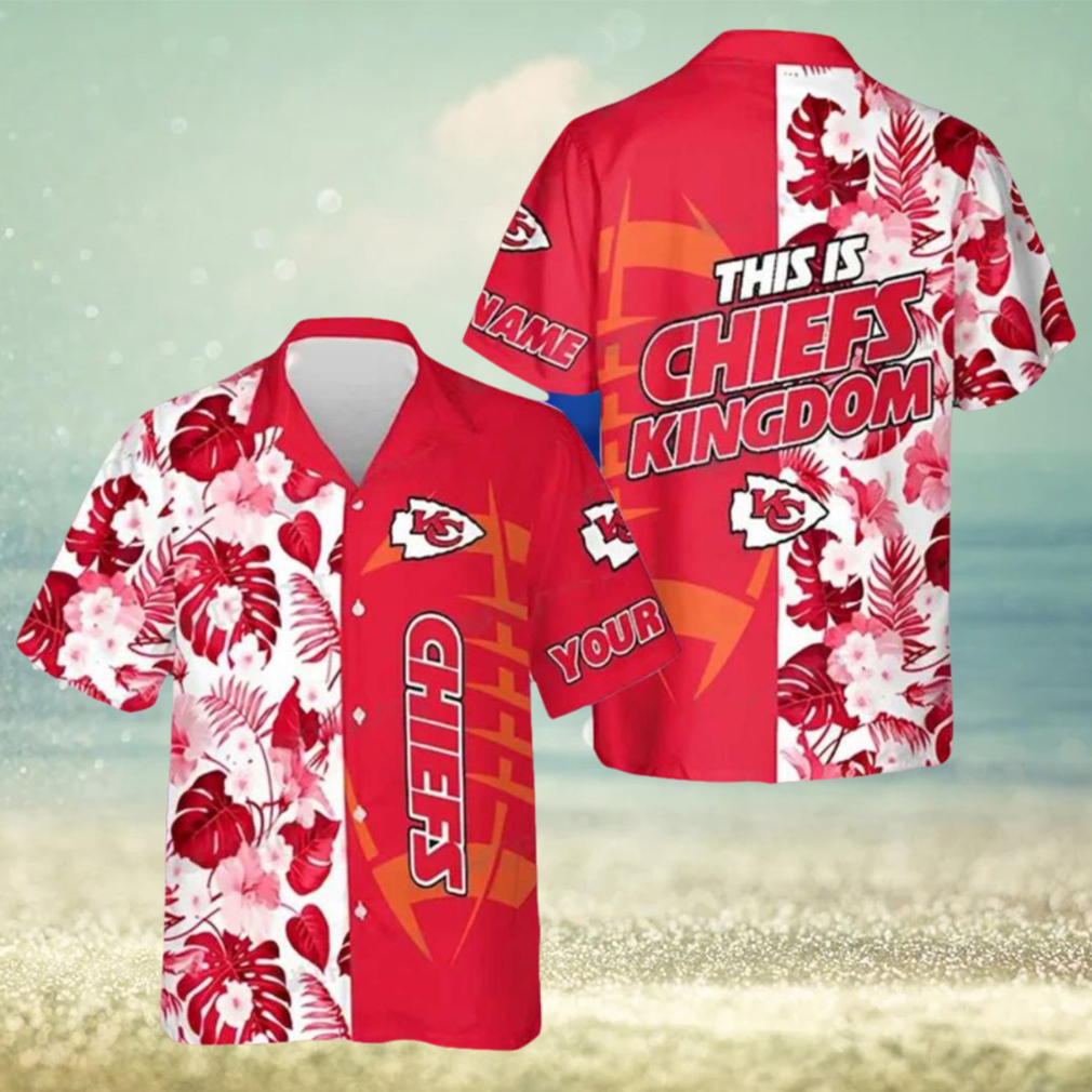 Super Bowl Kansas City Chiefs Hawaiian Shirt This Is Chiefs Kingdom Football Custom Hawaiian Shirts