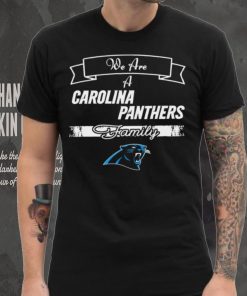 Super Bowl we are a Carolina Panthers family logo shirt