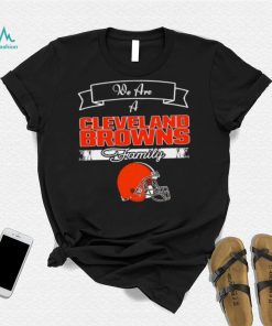 Super Bowl we are a Cleveland Browns family logo shirt