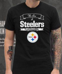 Super Bowl we are a Pittsburgh Steelers family logo shirt, hoodie, sweater, long sleeve and tank top Super Bowl we are a Pittsburgh Steelers family logo shirt