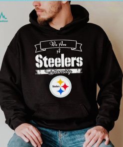 Super Bowl we are a Pittsburgh Steelers family logo shirt, hoodie, sweater, long sleeve and tank top Super Bowl we are a Pittsburgh Steelers family logo shirt