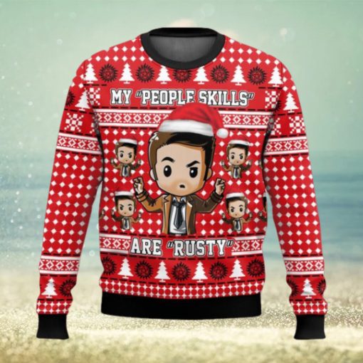 Supernatural My People Skills Are Rusty Ugly Sweater