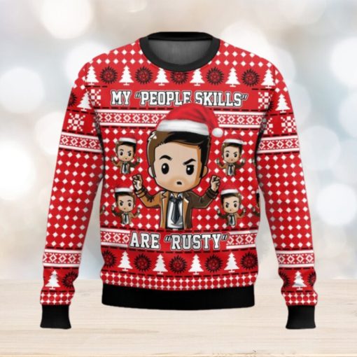 Supernatural My People Skills Are Rusty Ugly Sweater