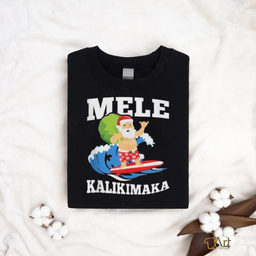 Surfing Santa Mele Kalikimaka Hawaiian Christmas shirt Surfing Santa Mele Kalikimaka Hawaiian Christmas shirt