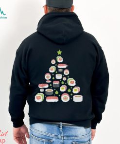 Sushi christmas tree pajama cool japanese food x mas t shirt