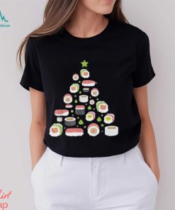 Sushi christmas tree pajama cool japanese food x mas t shirt