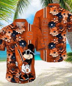 Syracuse Orange Hawaiian Shirt Mickey Love Surfing Trending Summer Gift