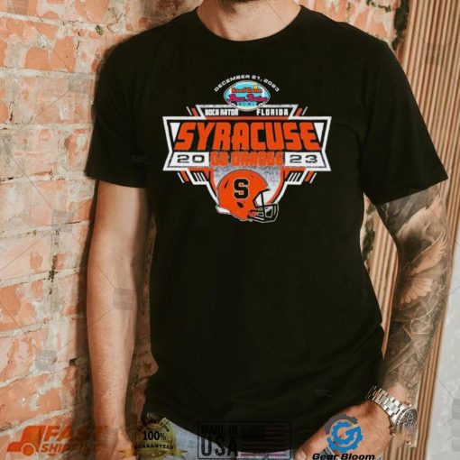 Syracuse University Football 2023 Boca Raton Bowl Go Orange Shirt