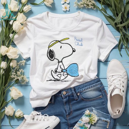 T shirt mezza manica Snoopy Padel Club