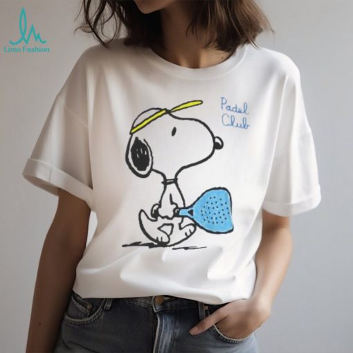 T shirt mezza manica Snoopy Padel Club