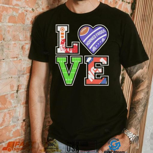TCU Horned Frogs Love Football Shirt
