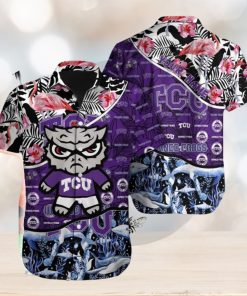 TCU Horned Frogs NCAA Pocket Custom Name Hawaiian Shirt Beach For Men Women Gift For Fans