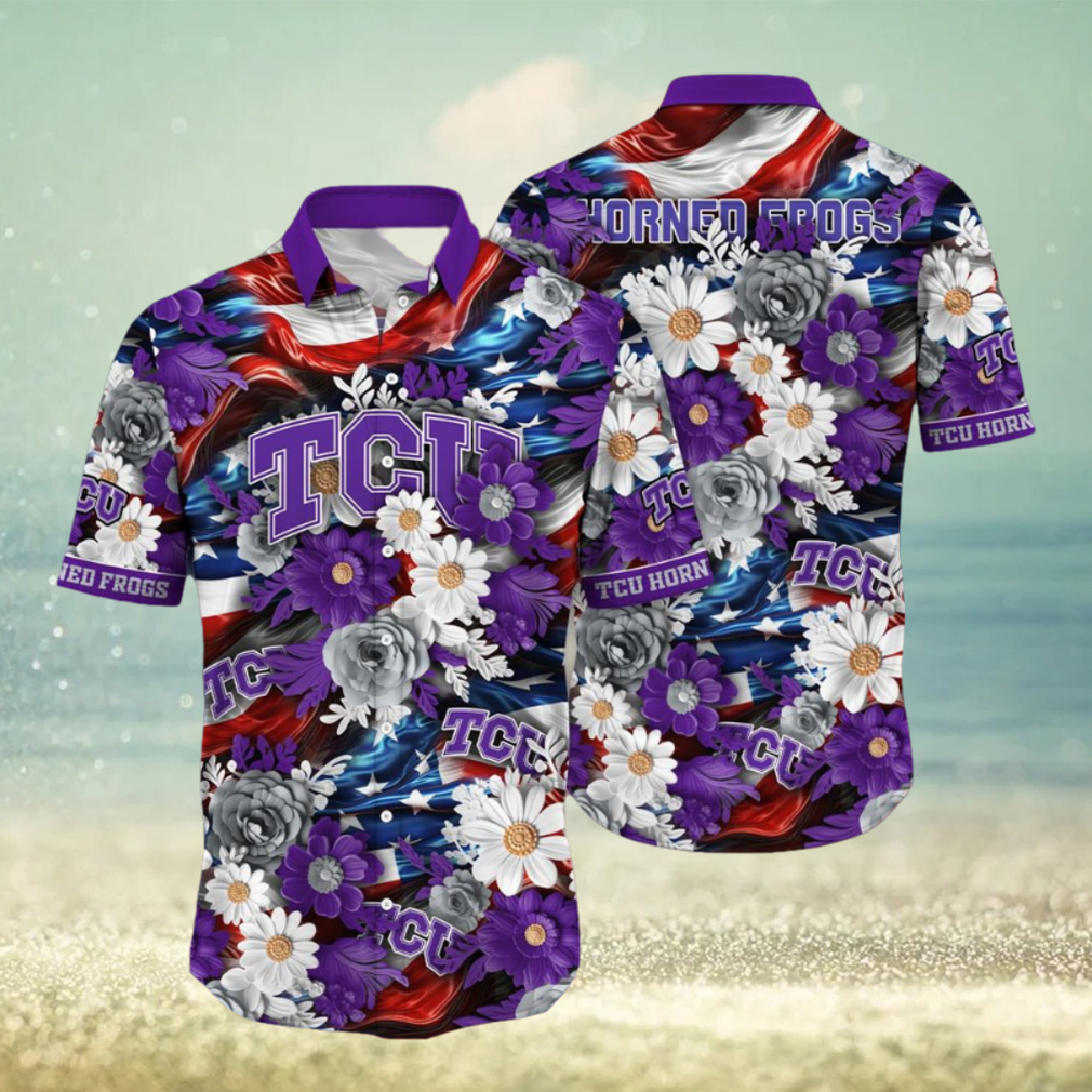 TCU Horned Frogs NCAA1 Hawaii Shirt Independence Day TCU Horned Frogs NCAA1 Hawaii Shirt Independence Day