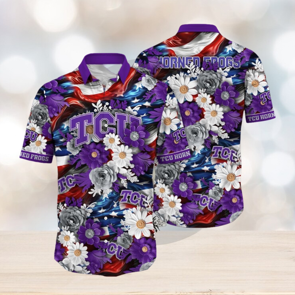 TCU Horned Frogs NCAA1 Hawaii Shirt Independence Day TCU Horned Frogs NCAA1 Hawaii Shirt Independence Day