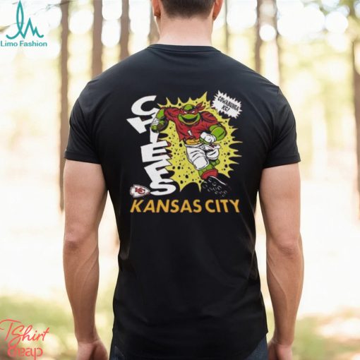 TMNT Christmas Day Raphael x Kansas City Chiefs Homage Youth Shirt
