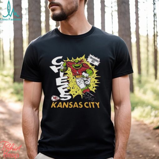 TMNT Christmas Day Raphael x Kansas City Chiefs Homage Youth Shirt