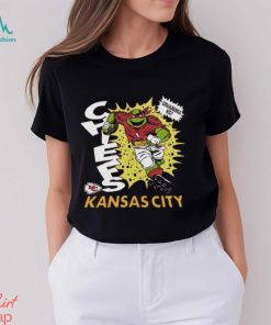 TMNT Christmas Day Raphael x Kansas City Chiefs Homage Youth Shirt
