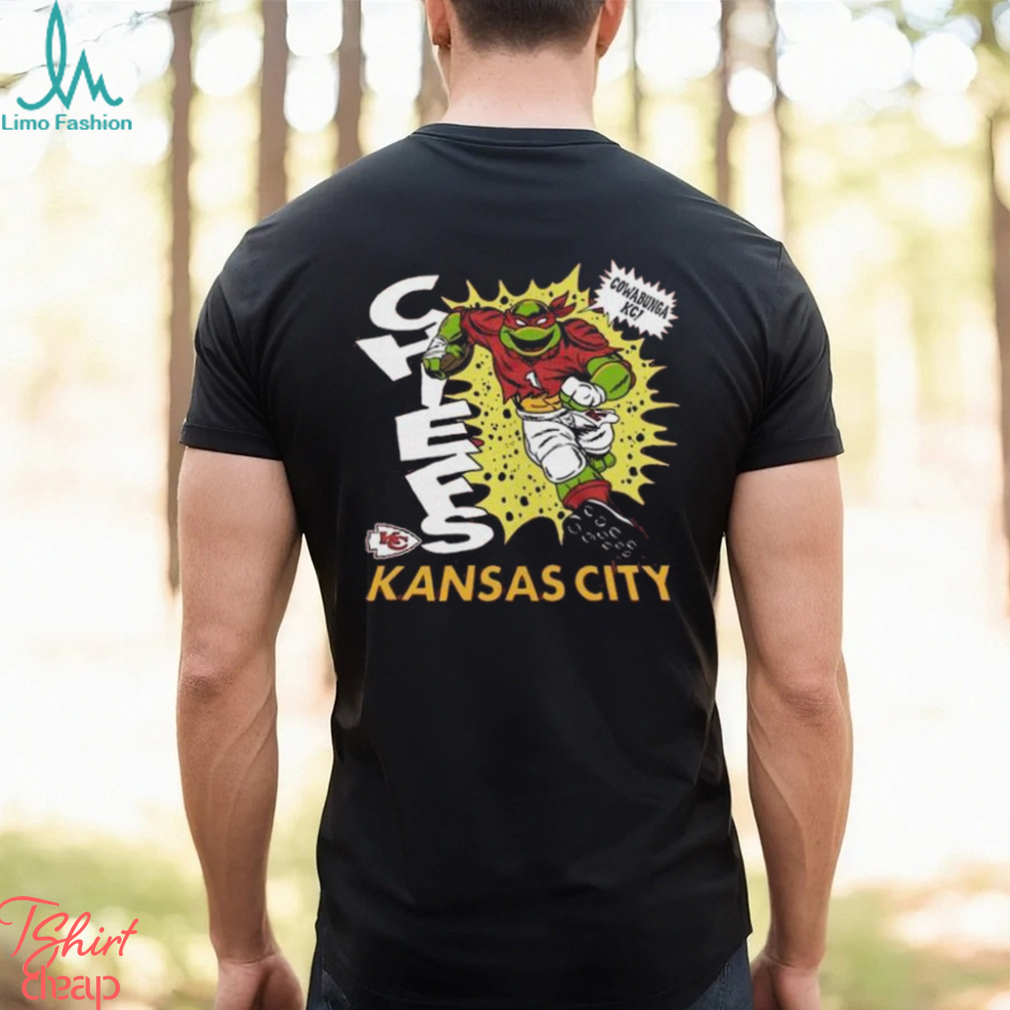 TMNT Raphael x Kansas City Chiefs Homage Shirt TMNT Raphael x Kansas City Chiefs Homage Shirt