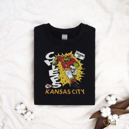 TMNT Raphael x Kansas City Chiefs Mascot T Shirt
