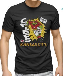 TMNT Raphael x Kansas City Chiefs Mascot T Shirt