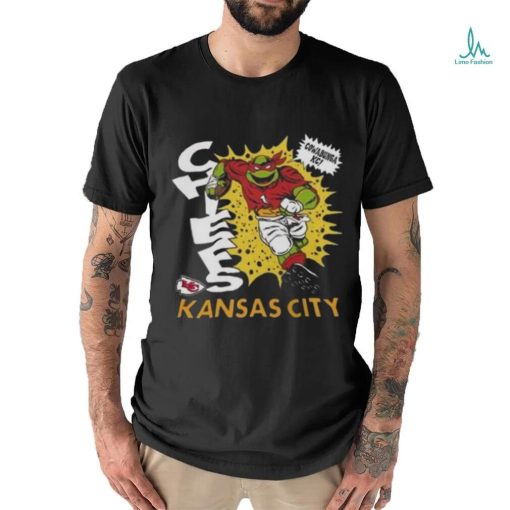 TMNT Raphael x Kansas City Chiefs Mascot T Shirt