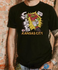 TMNT Raphael x Kansas City Chiefs Retro NFL Nickelodeon T Shirt