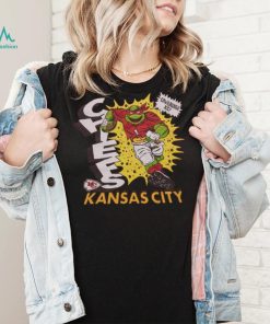 TMNT Raphael x Kansas City Chiefs Retro NFL Nickelodeon T Shirt
