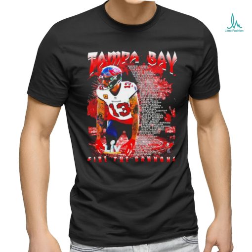 TOP Tampa Bay Buccaneers fire the Cannons super bowl LIV champions shirt
