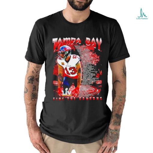 TOP Tampa Bay Buccaneers fire the Cannons super bowl LIV champions shirt
