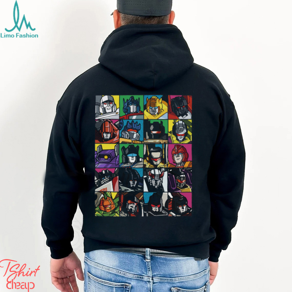 TRANSFORMERS Mighty T Shirt Transformer Squares TRANSFORMERS Mighty T Shirt Transformer Squares