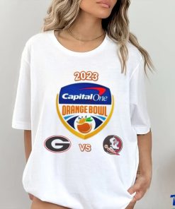 TRENDING 2023 capital one Orange bowl Georgia Bulldogs vs Florida State Seminoles shirt