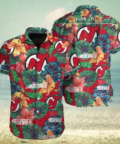 TRENDING NHL New Jersey Devils Special Hawaiian Design Button Shirt Jeysey